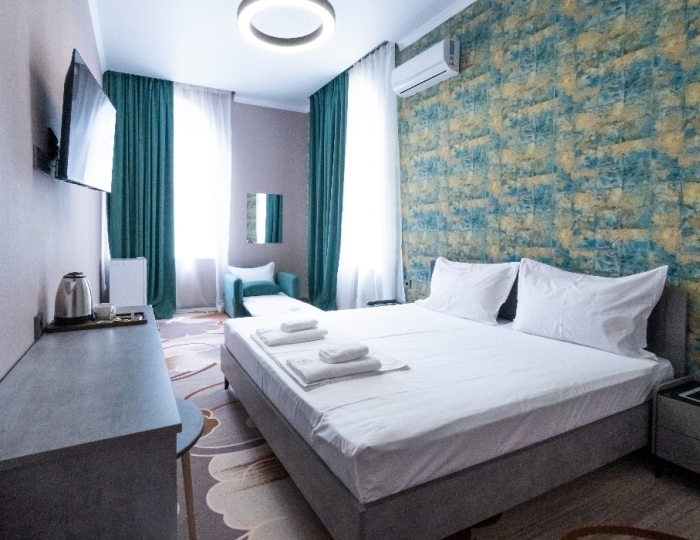 2-местное станд. DBL без балк. - Отель «Волга» Гудаута