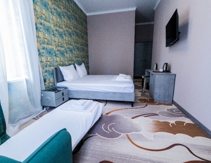 2-местное станд. DBL без балк. - Отель «Волга» Гудаута